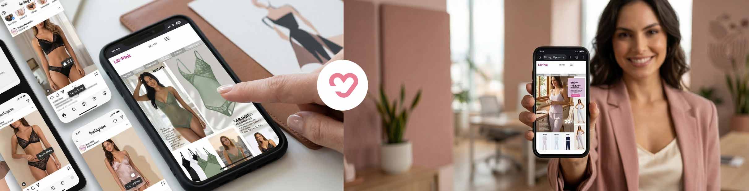 Lili Pink — catálogos iPaper integrados con WhatsApp y e-commerce