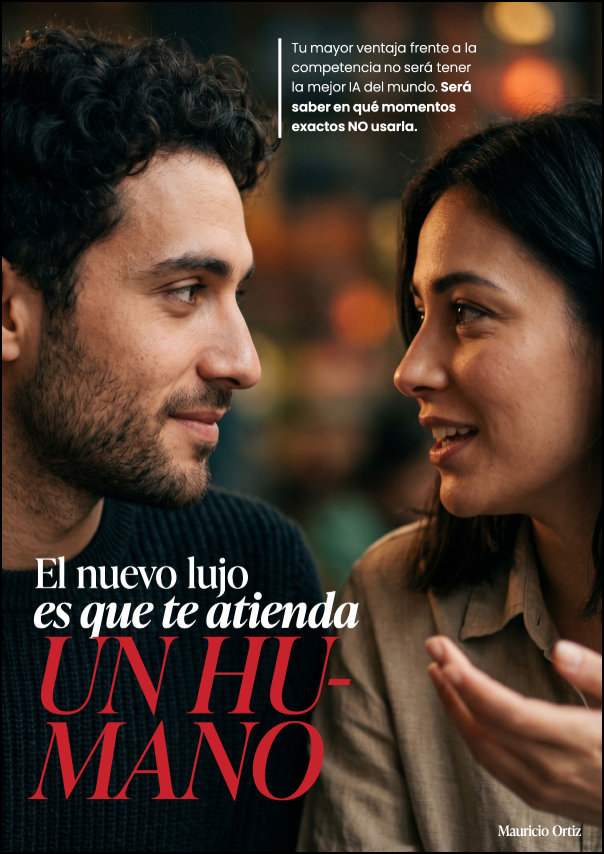 El nuevo lujo es humano ensayo sobre atención humana como diferencial de marca por Mauricio Ortiz