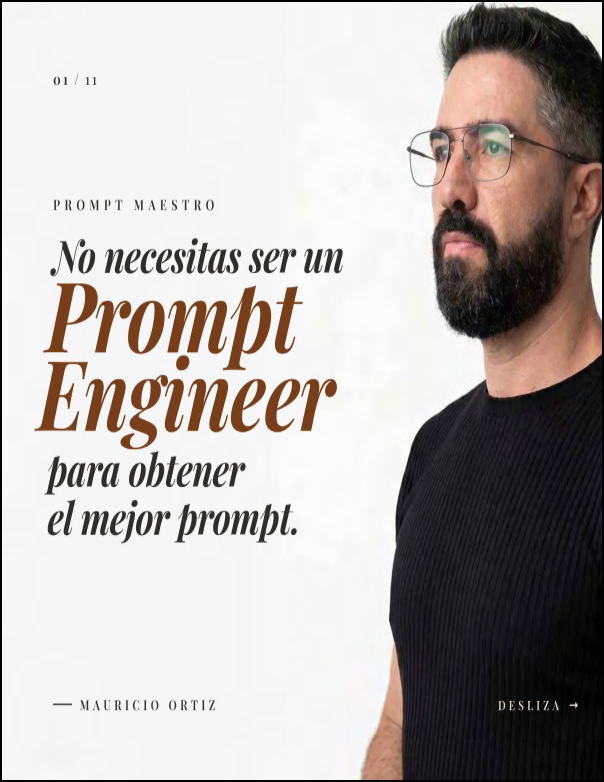 Mejora tus prompts playbook de IA aplicada por Mauricio Ortiz
